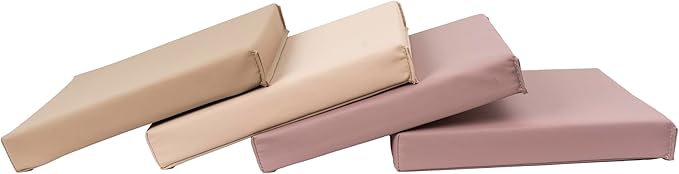 Factory Direct Partners Softscape Toddler, 12" Square, 4-Piece-Teddy Floor Cushion