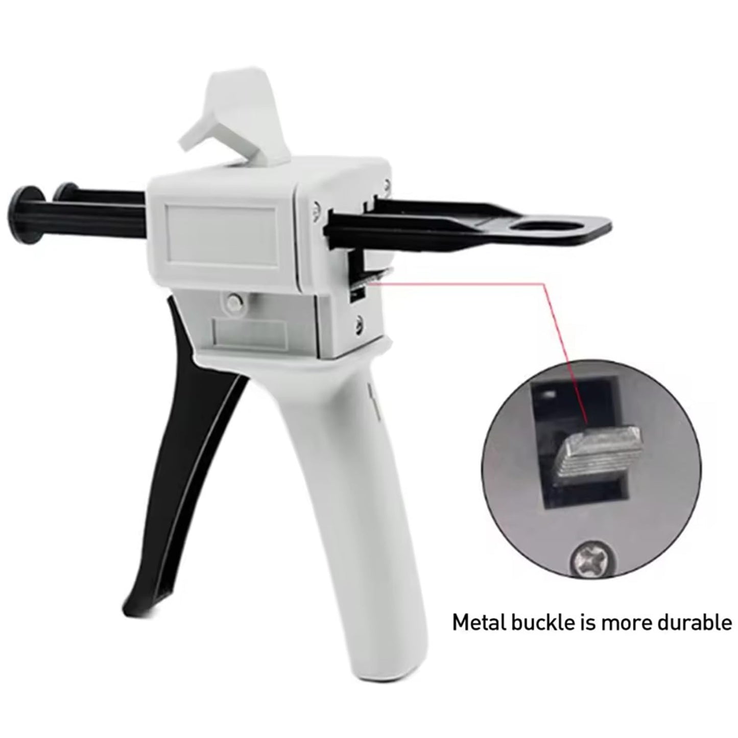 1:1 AB epoxy glue gun, dispensing gun 50ml dual ink cartridge 1:1 manual glue gun, AB two-component sealant applicator dispensing gun kit and epoxy nozzle