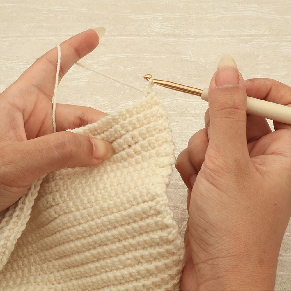 Knitter’s Pride Pearl Aluminum Crochet Hook – US Size K (6.5mm)