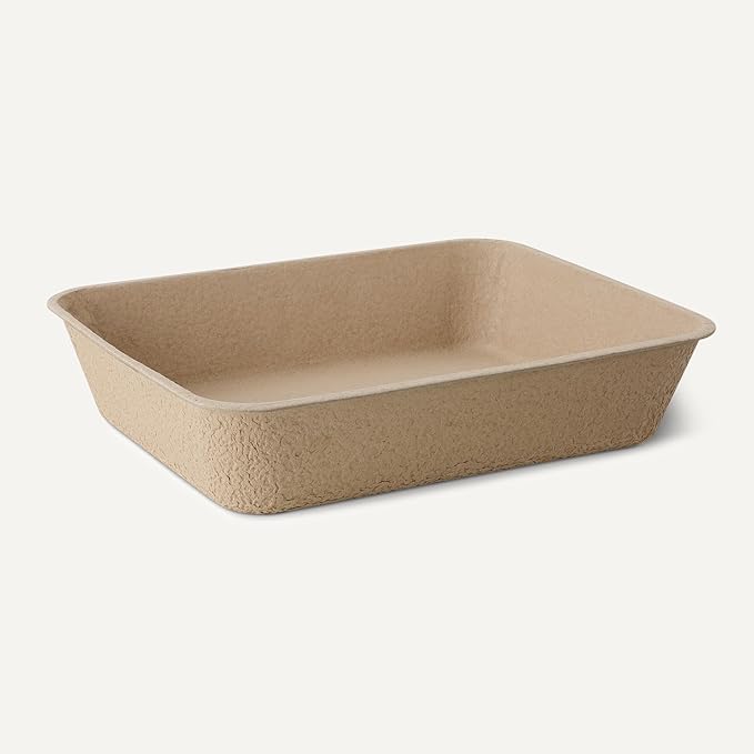 Disposable Cat Litter Box, Travel & Home, Large 14.4"x18.1", 6-Pack