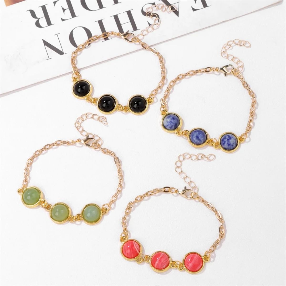 20pcs 16mm Natural Stone No Hole Green Aventurine Semicircle Smooth Cabochons Beads Healing Chakra Crystal Stone Bead for Jewelry Making Rings Earrings Necklace Bracelet DIY Crafts