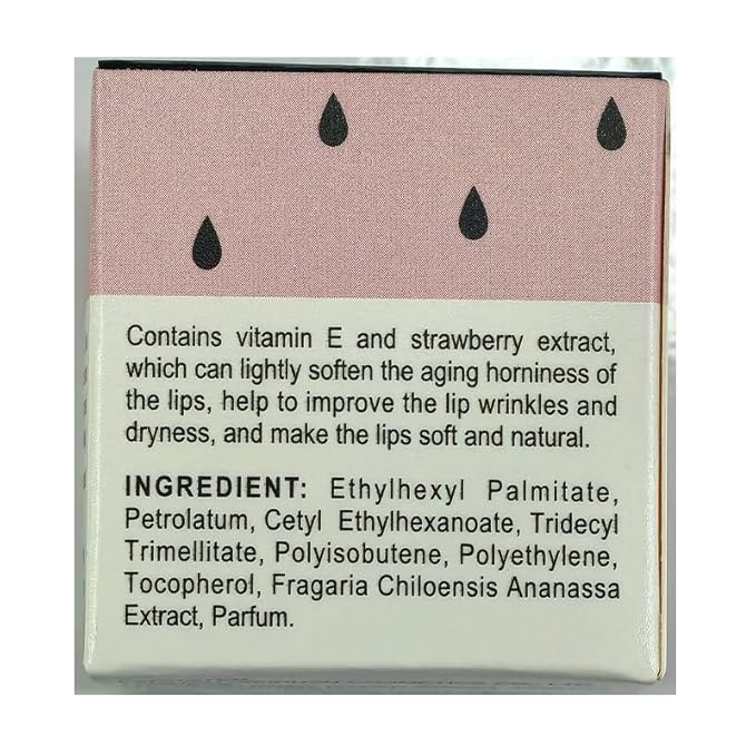 2 PCS Bee Lip Balm Lip Mask Honey Pot, Honey & Strawberry Lip Mask Propolis Moisturizing Lip Balm with Stick - Hydrating Prevention Dry and Cracked Lip Scrubs Exfoliato Lip Wrinkle Care