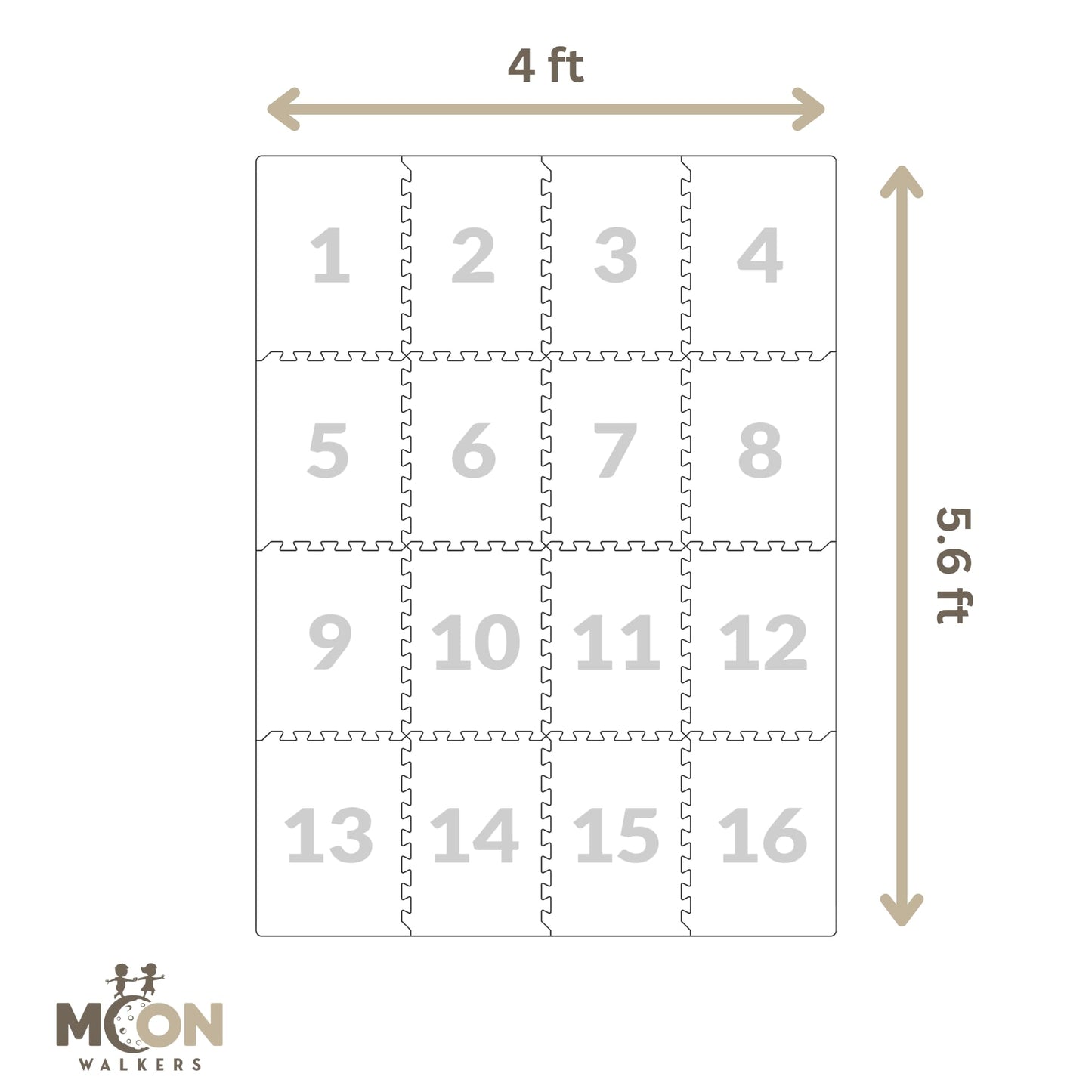 Premium Soft Foam Baby Play Mat 5.5 x 3.9 ft, Easy to Clean, 0.5” Thick – Modern Terrazzo Design for Playrooms and Home Décor