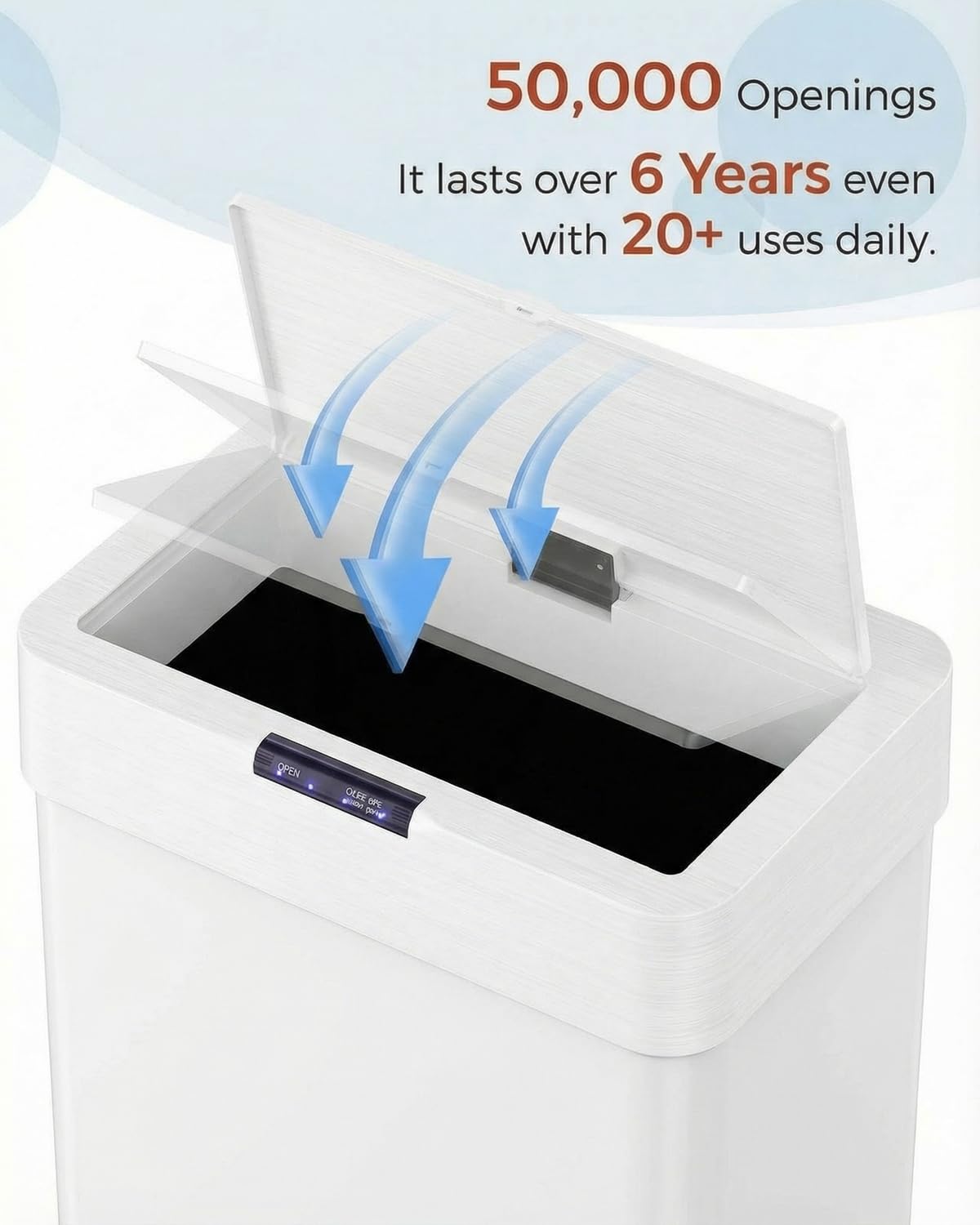 16 Gallon Motion Sensor Trash Can