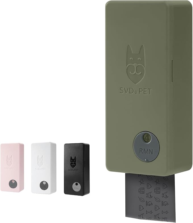 SVD.PET Dog Poop Bag Dispenser, Wall Mount Pet Waste Bag Dispenser Station