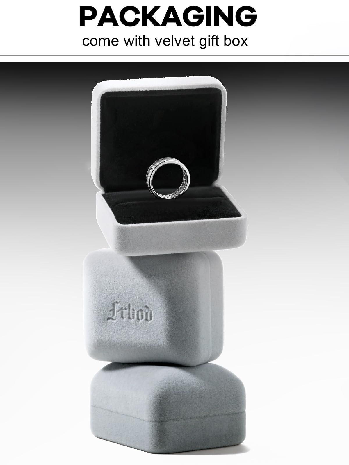 Frbod Moissanite Promise Ring Chunky Diamond Anniversary Jewelries Princess Cut Moissanite Wedding Band Size 7