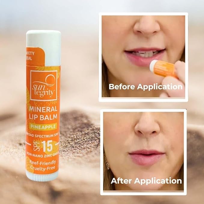 Suntegrity Mineral Lip Balm SPF 15 - Pineapple