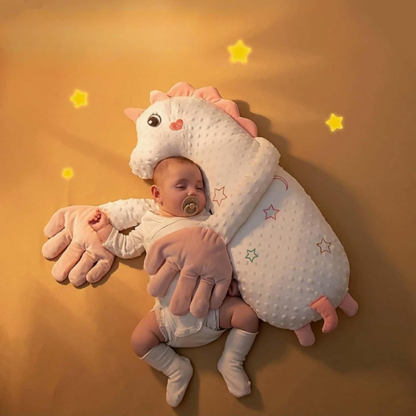 Wutobang Companion Plush Comfort Patting Pillow,Used for Soothing and Hugging (Bohemian)