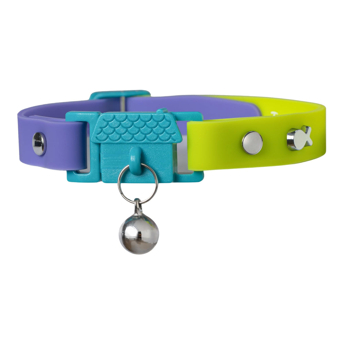 New Kittyrama No Feed Cat Collar with Bell. Breakaway, Quick Release, Hypoallergenic, Vet Approved. Lightweight Kitten Collar. As Seen in Vogue. Soft & Comfy. Pearl