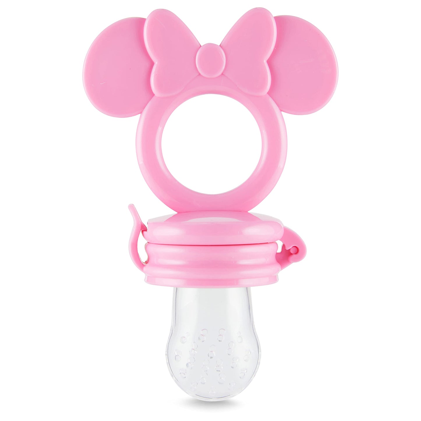 Disney Mickey and Minnie Teether with Fruit Feeder - Safe and Durable Design for Soothing Your Baby's Teething Pains (Pack of 2)