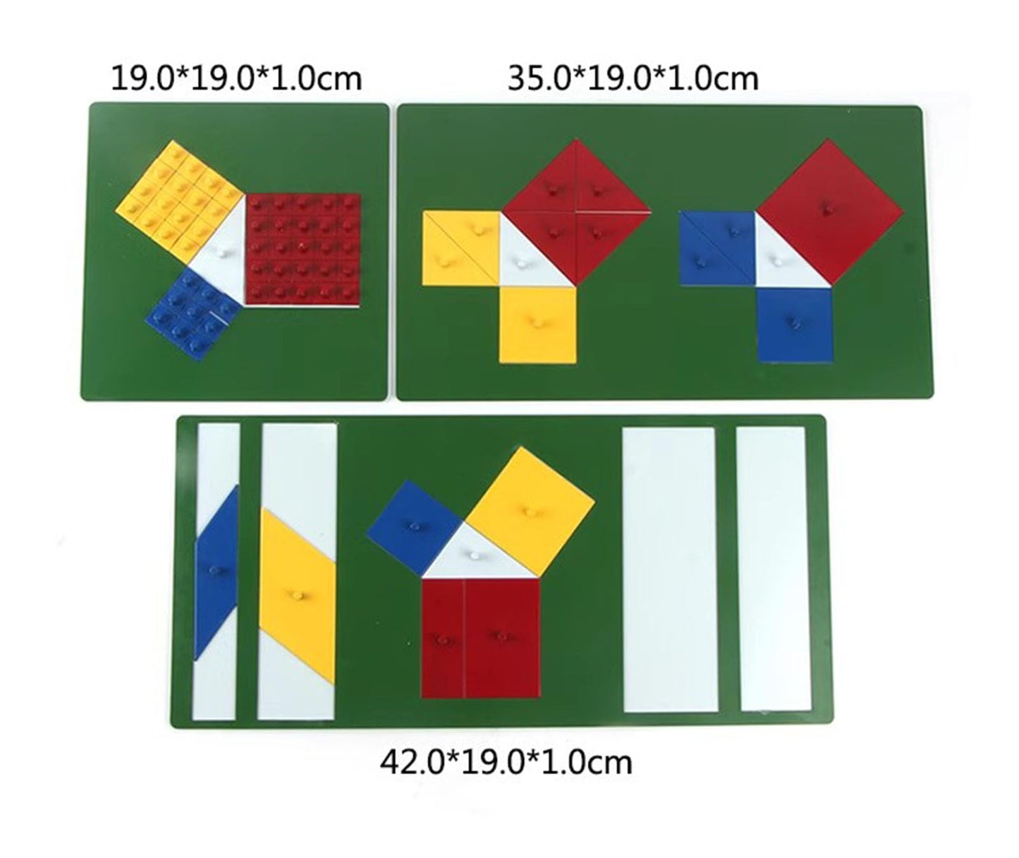 LLTCMAOYI Iron Pythagorean Theorem Mathematics Teaching AIDS, Montessori Classroom Learning Supplies