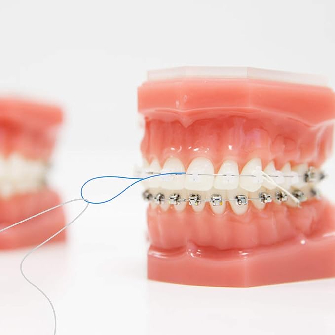 Floss Threaders for Braces, Bridges, and Implants (50 Count (Pack of 3))