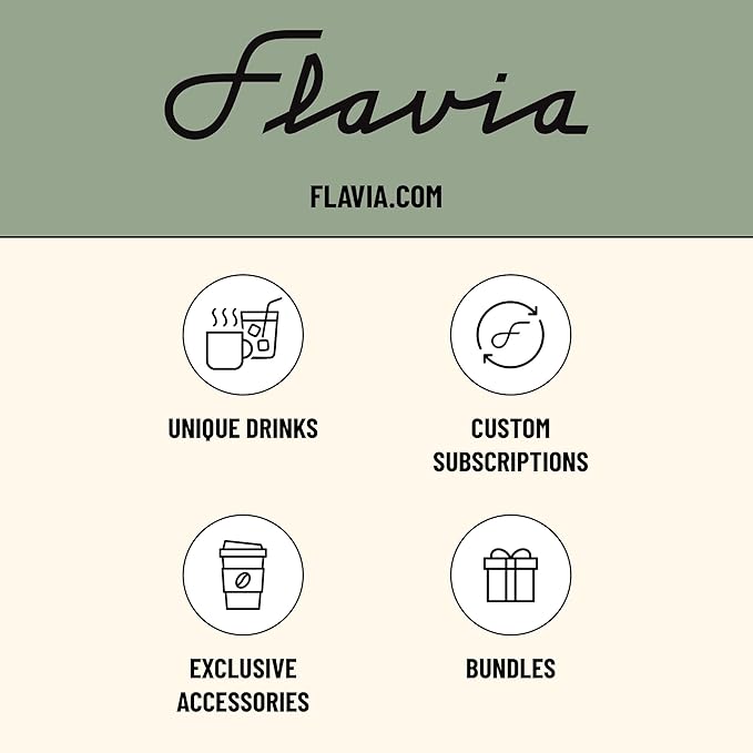 Flavia Bright Tea Co. Select Green Tea Freshpacks works only with Flavia Brewers (Case of 100)
