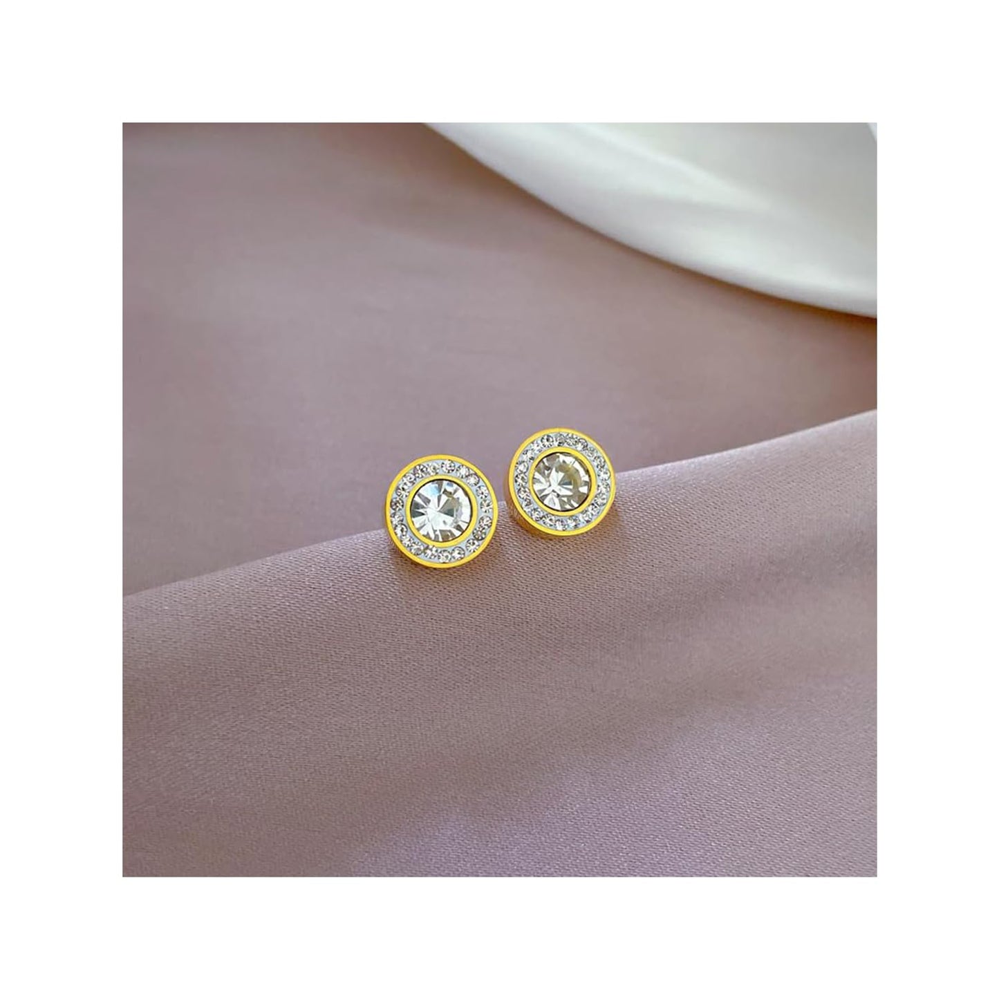 Lymphatic Earrings, 2 Pairs Histone Lymphvity Magnetotherapy Germanium Earrings Gold Silver Hypoallergenic Unique Elegant Hoop For Women Men Jewelry Gift (Silver)