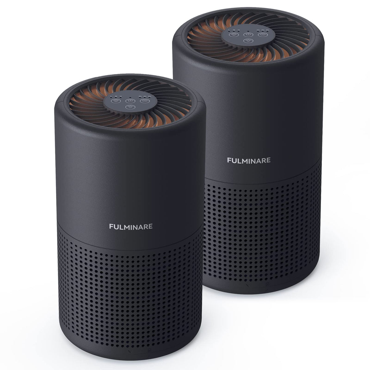 Air Purifiers for Bedroom, FULMINARE H13 True HEPA Filter(Black)