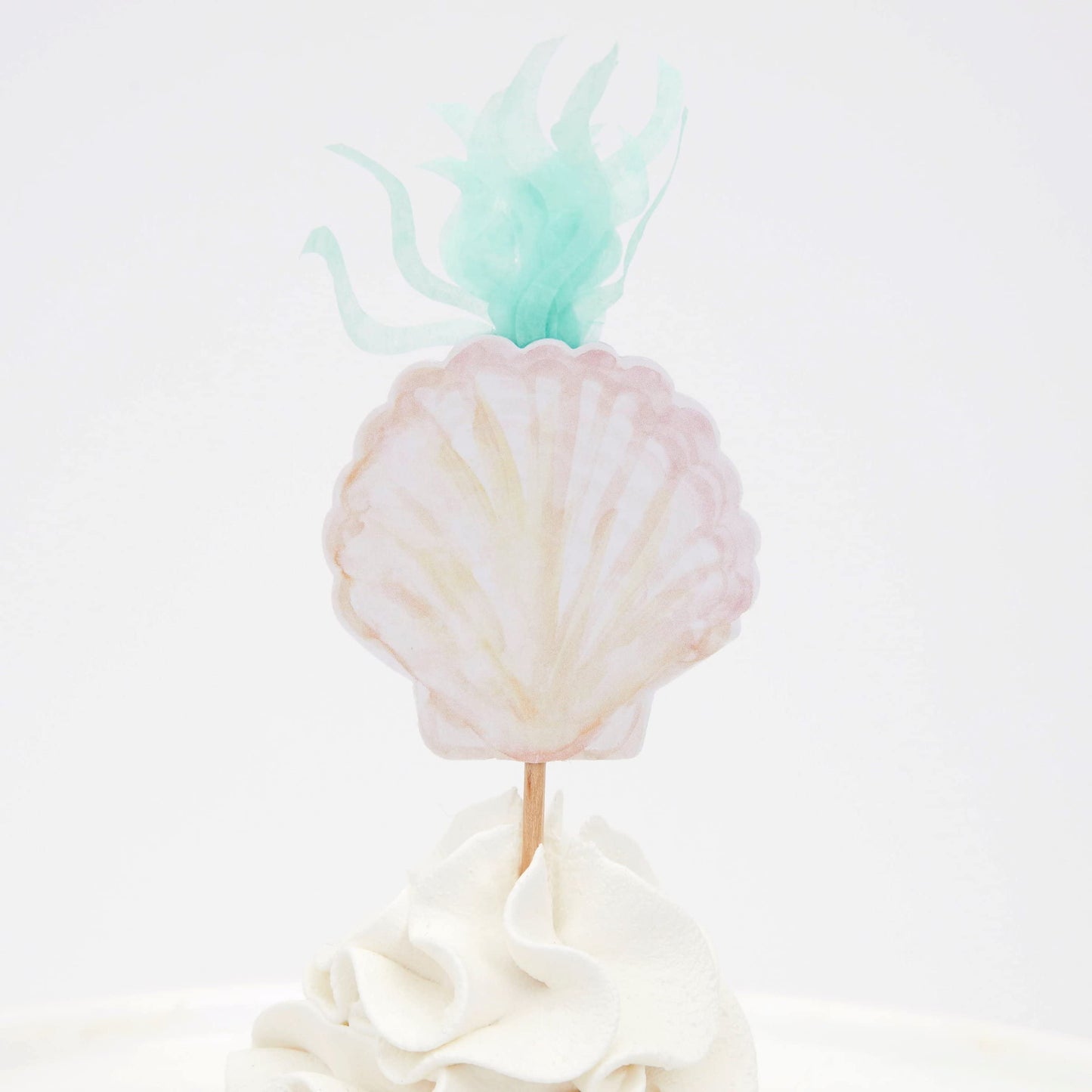 Meri Meri Mermaid Cupcake Kit (Pack of 24) - Includes Toppers & Liners, Disposable