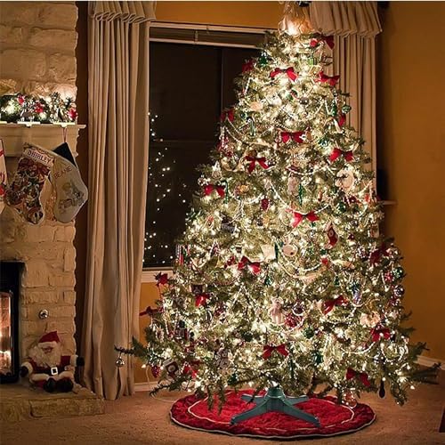 360-degree Rotating Christmas Tree Stand,Holiday Decoration Accessory, for Artificial Trees Up to 9.8 Feet (66cm)