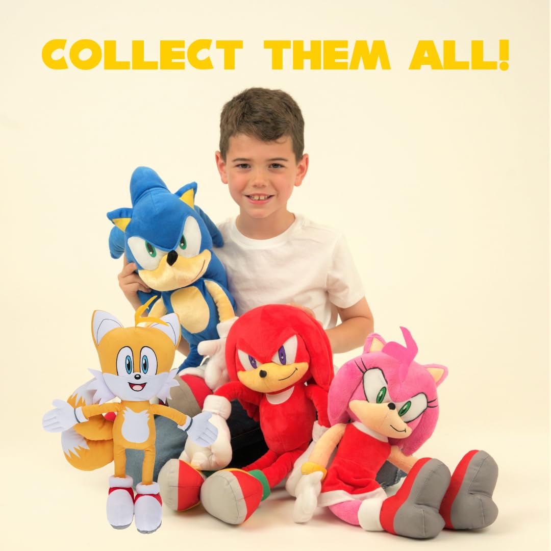Sonic The Hedgehog Tails, Anime, Bedding Super Soft Plush Cuddle Pillow Buddy, (Official Sega Product) By Franco