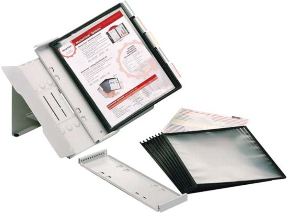 MasterView Heavy-Duty Desktop System, Gray (MATMVR24)