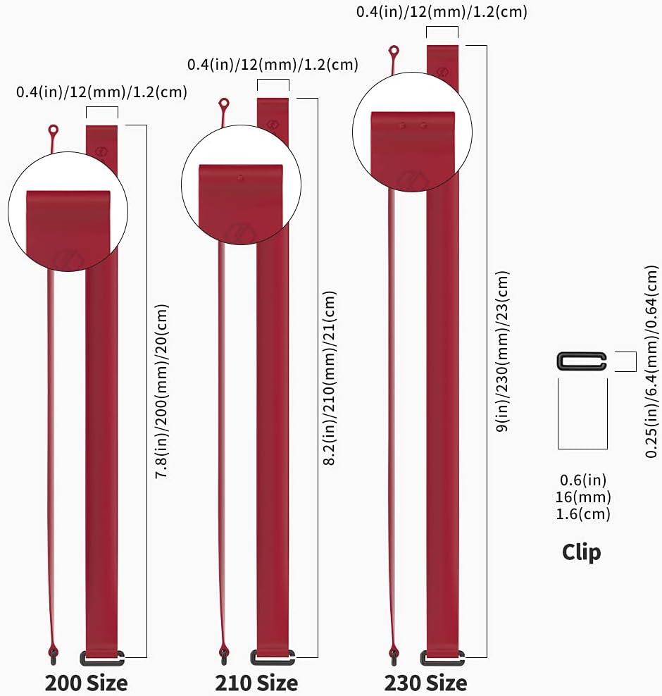 Sinjimoru C-Shaped Clip Finger Phone Grip, Silicone Mobile Phone Strap with Loop Holder for iPhone & Samsung. Sinji Loop Clip WineRed 210