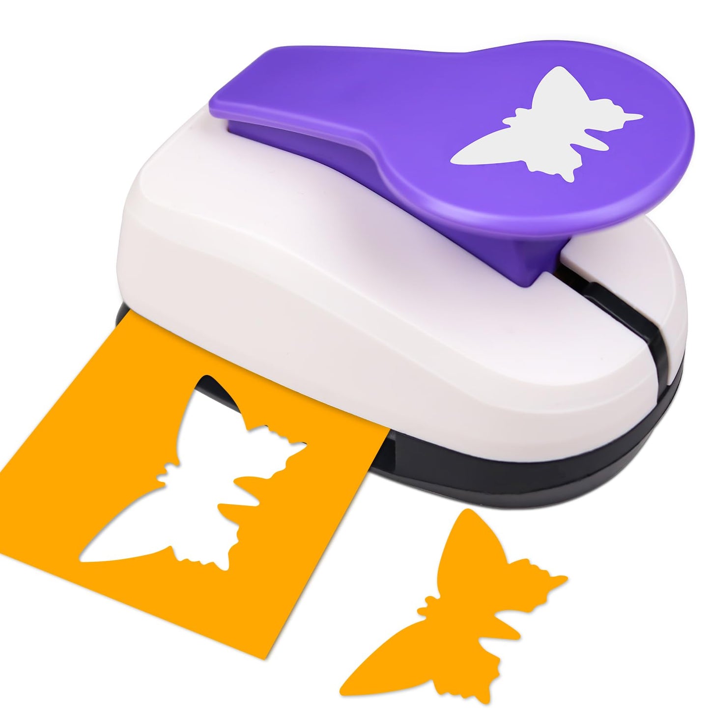 Butterfly Punch 2 Inch, Butterfly Craft Puncher for Card Making DIY Albums, Butterflies Hole Shape Punches for Paper Crafting, Craft Lever Butterflies Punch Handmade