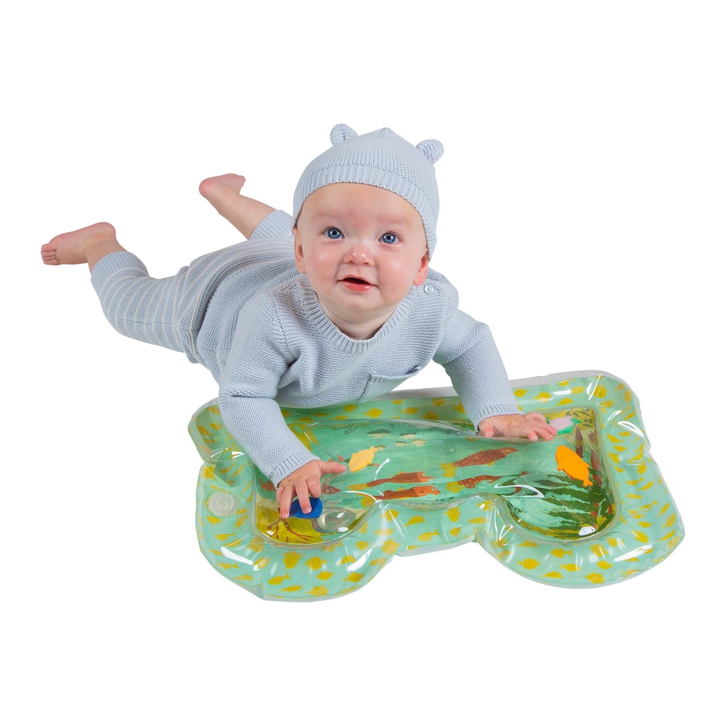 Manhattan Toy Riverbend Water Pat Mat Tummy Time Toy for Babies and Toddlers