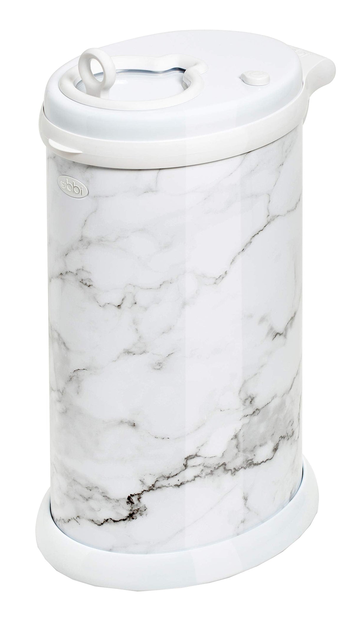 Ubbi Stainless Steel Diaper Pail, No Special Bags, Odor-Locking, Ivory