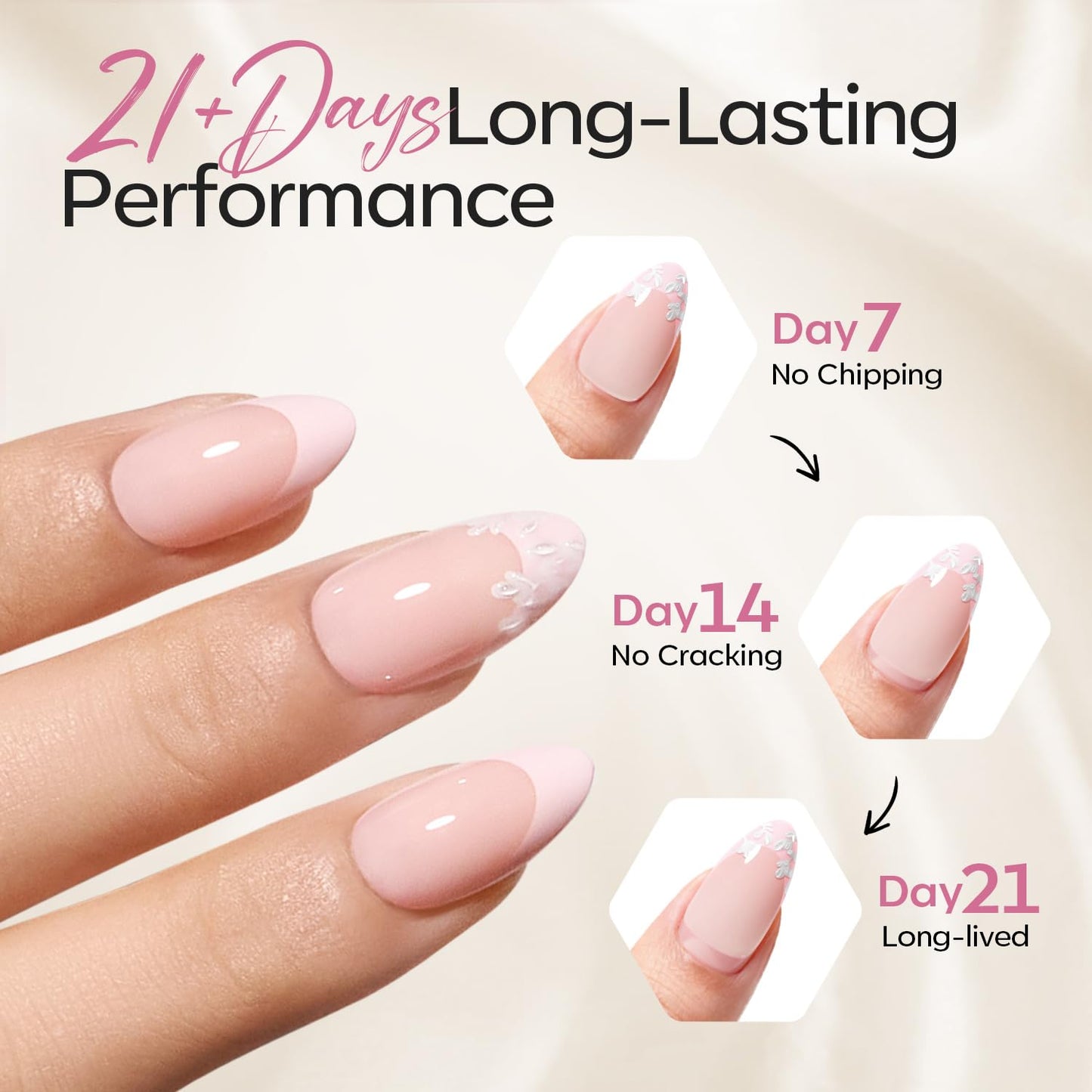 modelones Dark Red Short Press On Nails with Modelones French Tip Press on Nails Almond