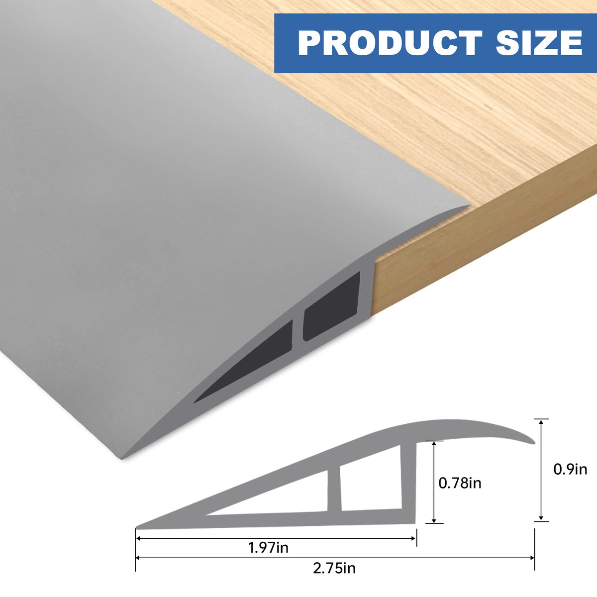 Vinyl Floor Transition Strip Self Adhesive Door Threshold Strip
