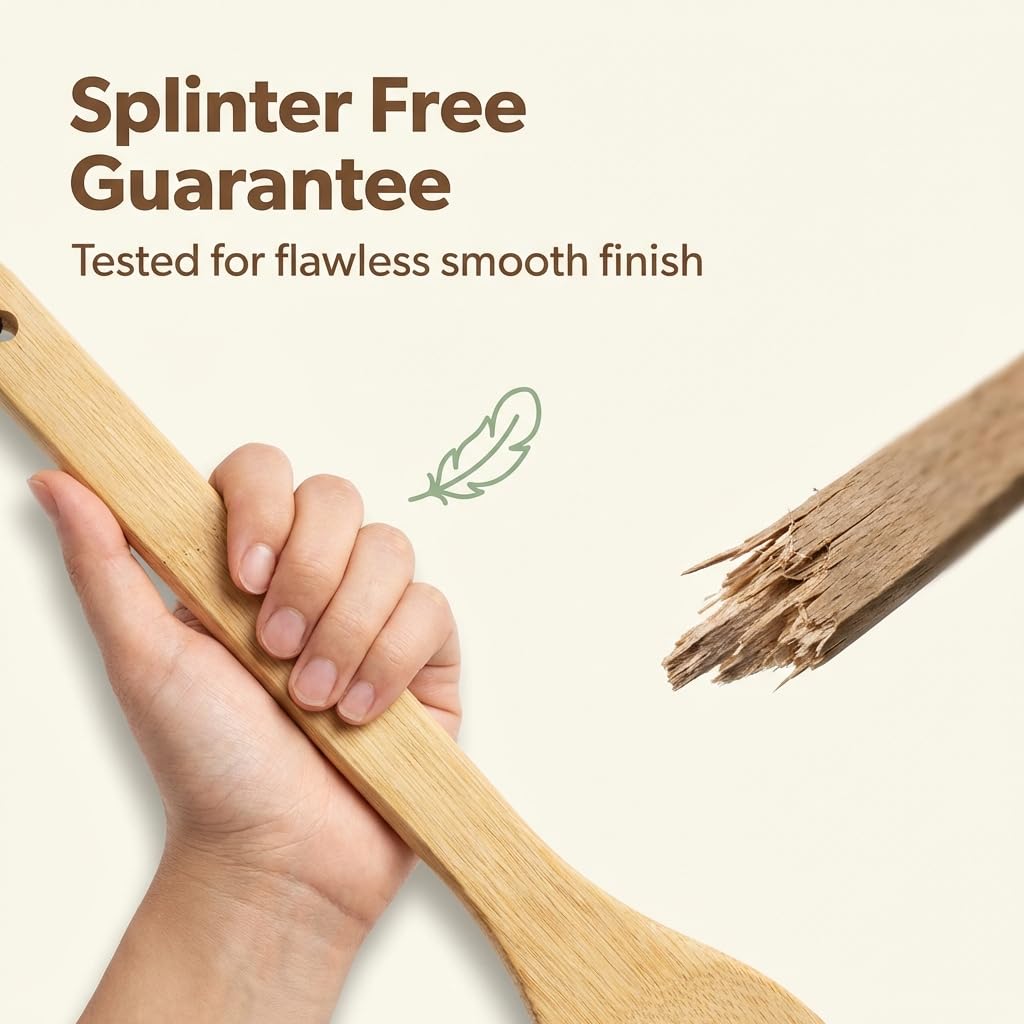 Wooden Spatulas 3 Hanging, Non Stick, Bamboo, Non Toxic, Kitchen Use, Wedding, Shower Gifts, Hand Crafted