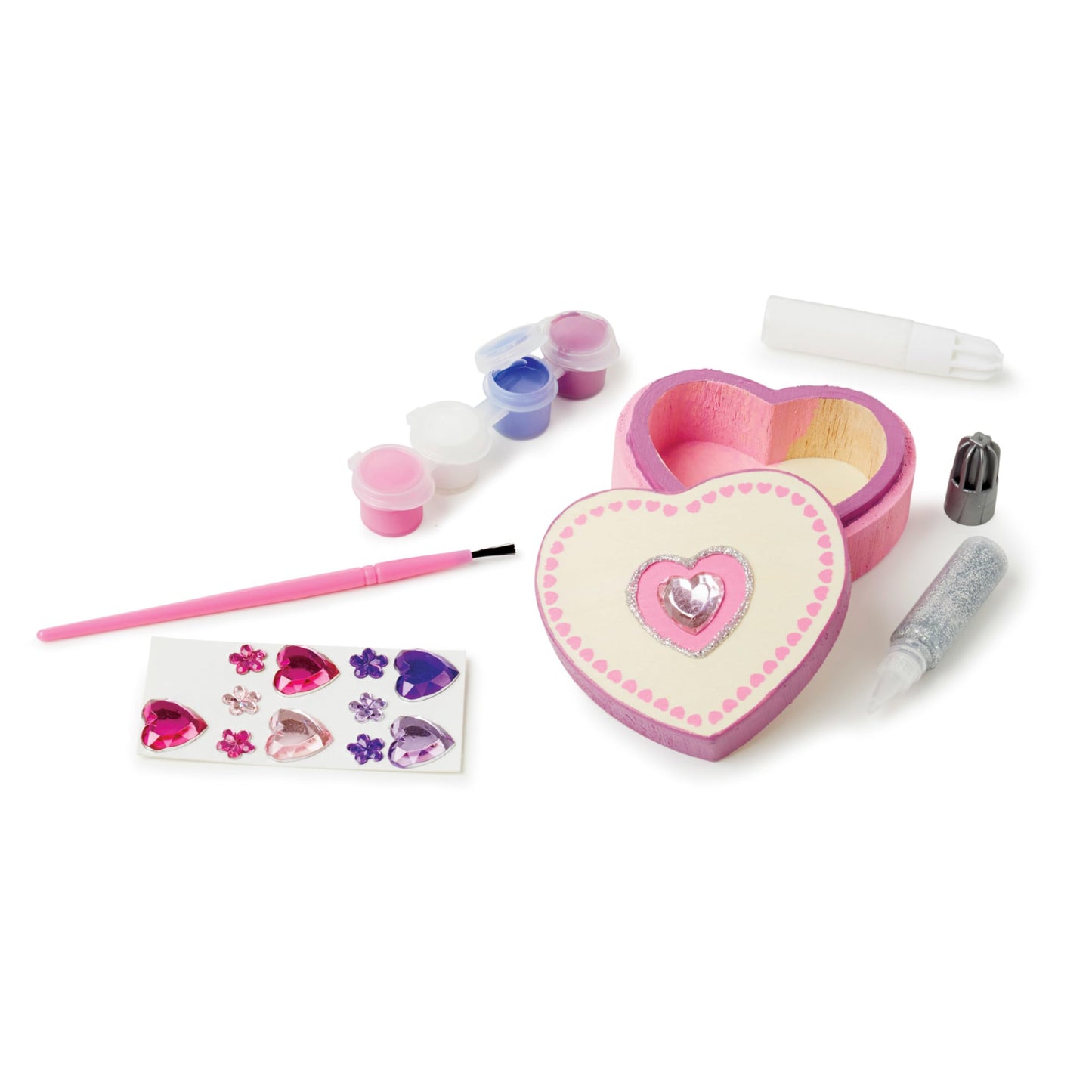 Melissa & Doug Created by Me! Heart Box Wooden Craft Kit