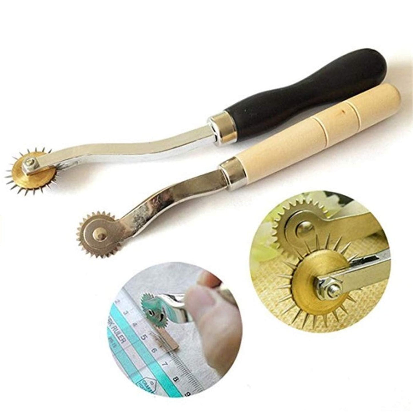 citian Leather Tools Kit Stitching Punch Sewing Carft DIY Tool Carving Craft Saddle Working Groover and 18pcs for Hand Set Prong