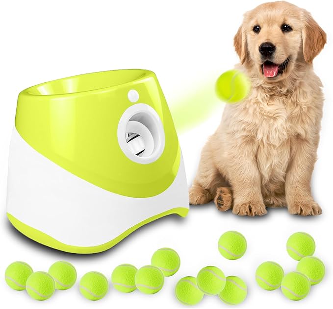 MEKAPLE 6 Pack Mini Tennis Balls for Pet Playing Fecth, 2 inch Dogs Training Tennis Balls for Small Size Dogs, Interactive Dog Playing Balls Fits 2 inch Automatic Dog Ball Launcher