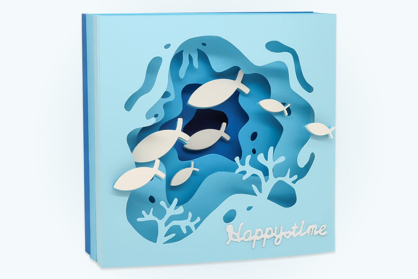 Bira Craft 2 inch Fish Symbol Shape Lever Action Craft Punch for Paper Crafting Scrapbooking