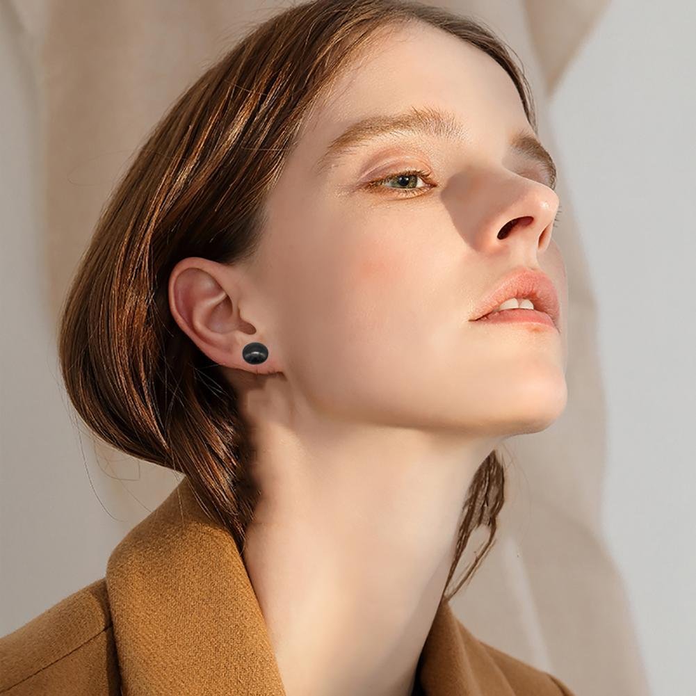 Gracefulvara 2 Pairs Weight Loss Earrings Healthy Stimulating Acupoints Stud Magnetic Therapy