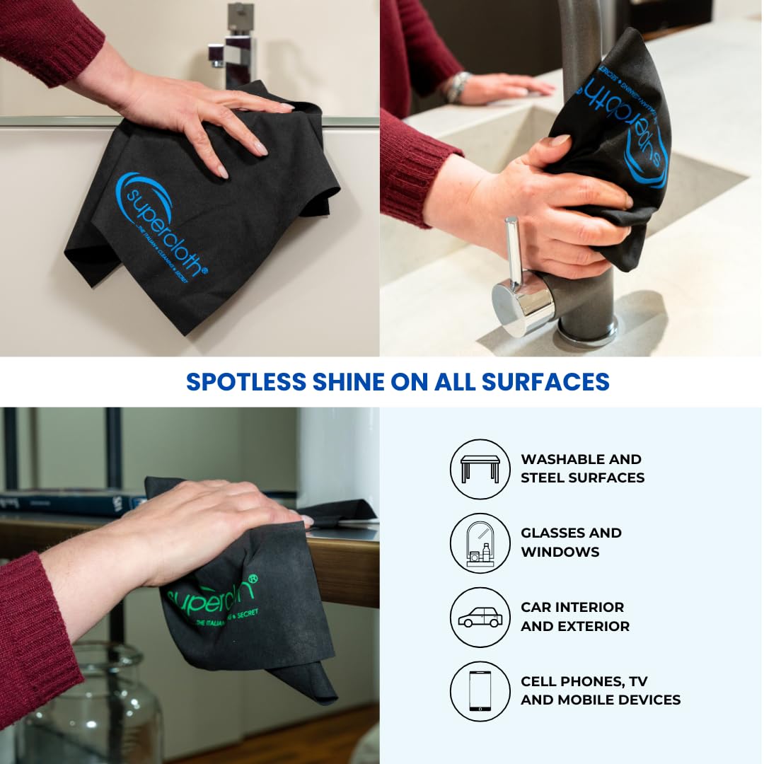 Premium Microfiber Cleaning Cloth for All (3 Count)