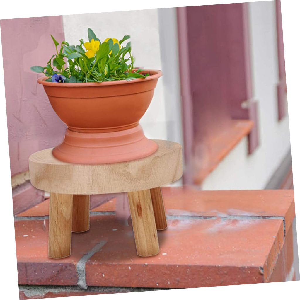 Parliky Vintage Style Flower Pot Rack Tall Plant Stand for Balcony Garden Display