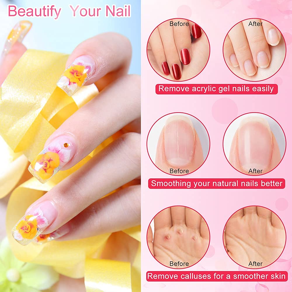 20000 RPM Electric Nail File Kit Portable Nail Drill Machine Professional Manicure Pedicure Kit with Sanding Bands,Nail Drill Bits and Brush for Acrylic Gel Nails-Red
