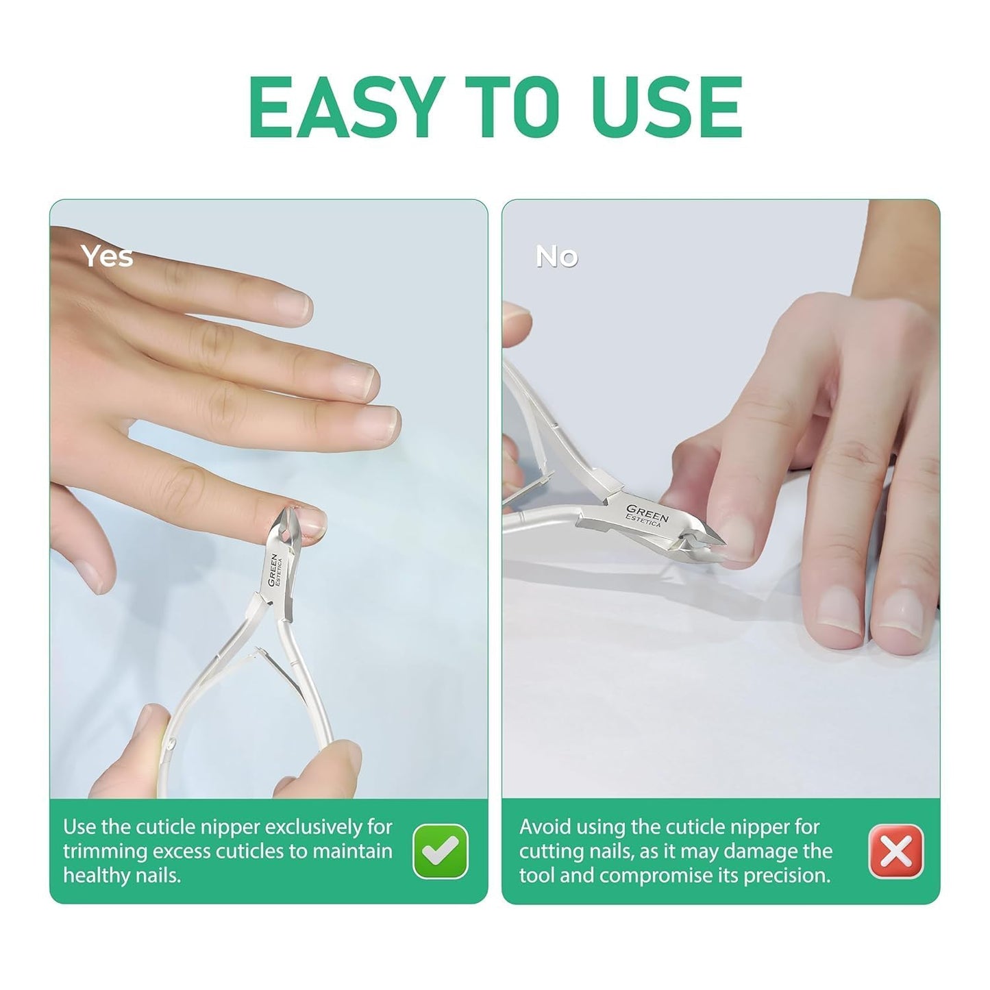 Professional Cuticle Trimmer Nail Cuticle Cutter Stainless Steel Cuticle Nippers with Sharp Blades of Cuticle Remover Clippers Manicure Tools Double Spring - Pedicure Nail Tools (Black - 4 Pack)