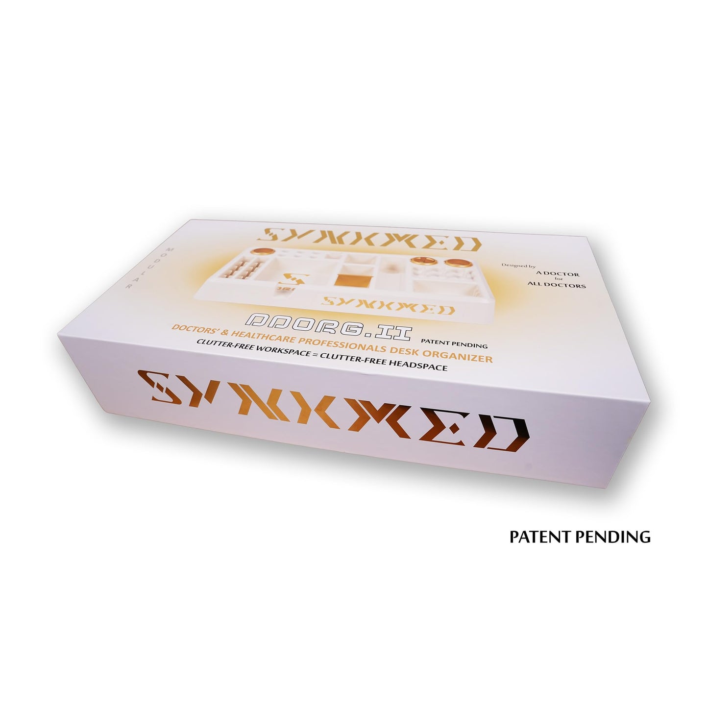 SYNKMED DDORG II – Premium Doctor Desk Organizer for Clinical Workflows, Designed for Medical Professionals, Clinics & Hospitals, Ideal Doctors’ Day & Birthday Gift