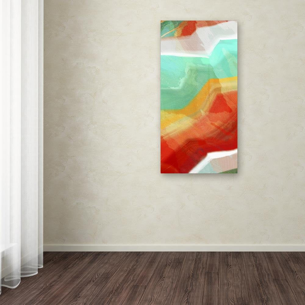 Trademark Fine Art ALI4329-C1224GG "Angle Impressions II" Décor, 12x24"