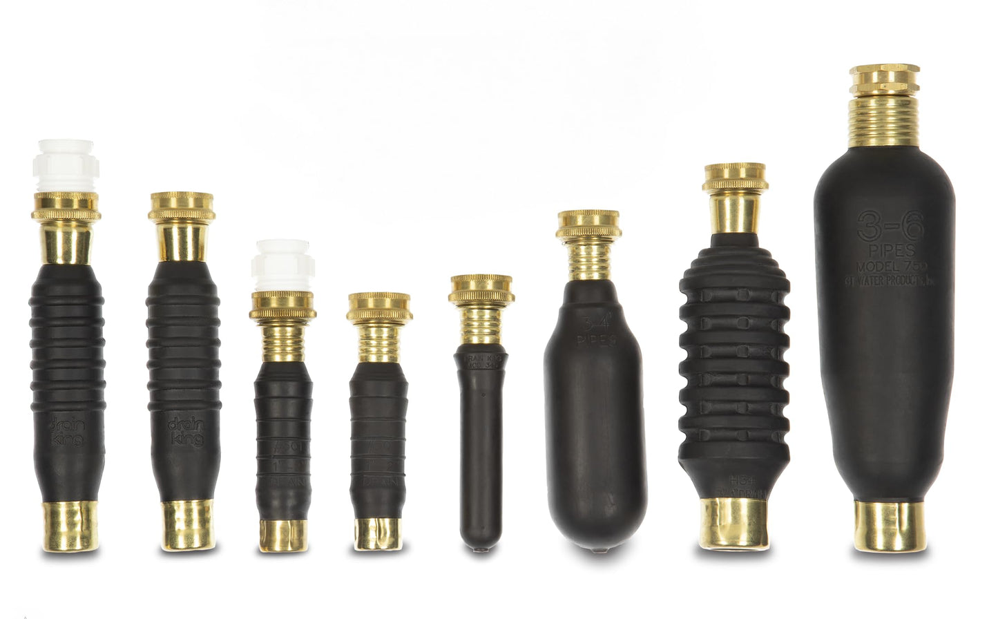 Drain King H34 Unclogs Sewer Lines, Main, and Outside Deck Drains, 3 To 4 Inch