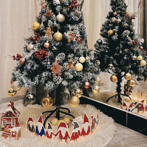 Christmas Tree Stand, Folding Xmas Tree Stand Metal Christmas Tree Stand for Artificial Tree Folding Stand,Christmas Tree Base, Fits 0.5-1.25 Inch Pole