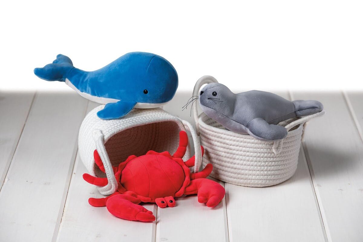 Mary Meyer Stuffed Animal Smootheez Pillow-Soft Toy, 8-Inches, Red Crab
