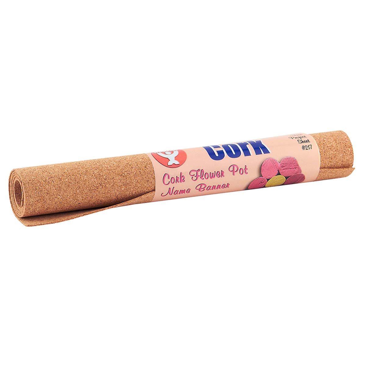 Hygloss Products Cork Roll - 2 mm Thick - 12" x 24", Brown - 6 Qty