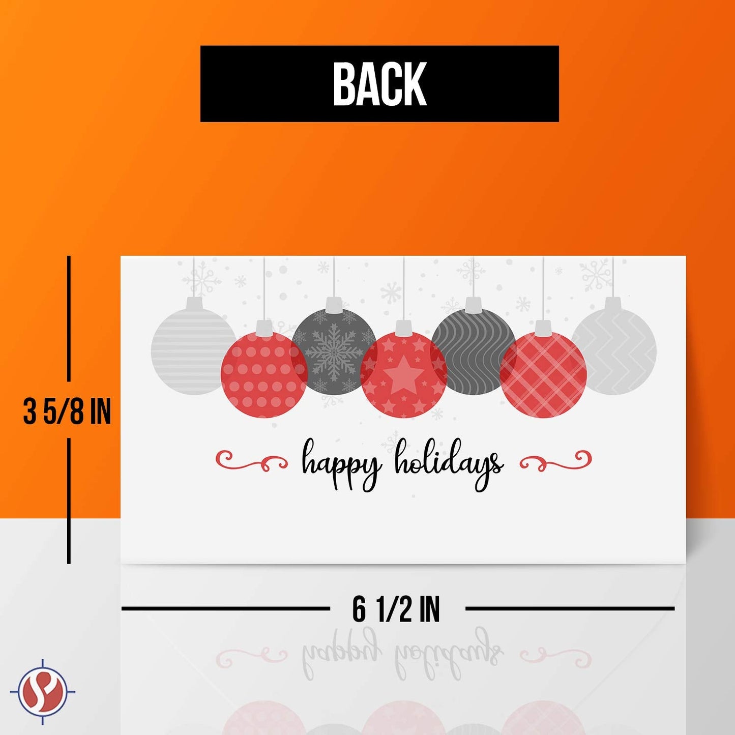 Happy Holidays Envelopes with Blank Cards for Notes – Cash Money, Check and Currency Holder, Nice Winter Christmas New Year Greeting, Coins, Presents & Gift Cards | 3-5/8" x 6-1/2" | 25 per Pack
