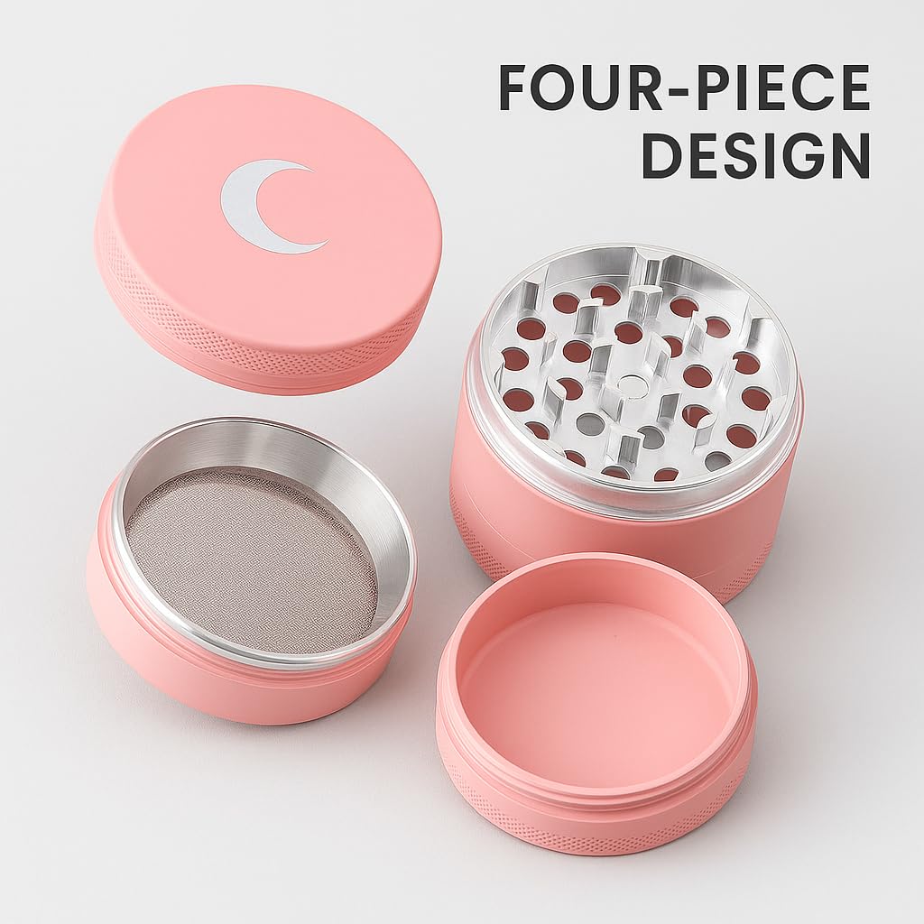 Brando Moon Manual Matte Spice Kitchen Crusher β 2.5β Coffee Bean Crusher with Cleaning Scraper and Storage, for Camping and Outdoor