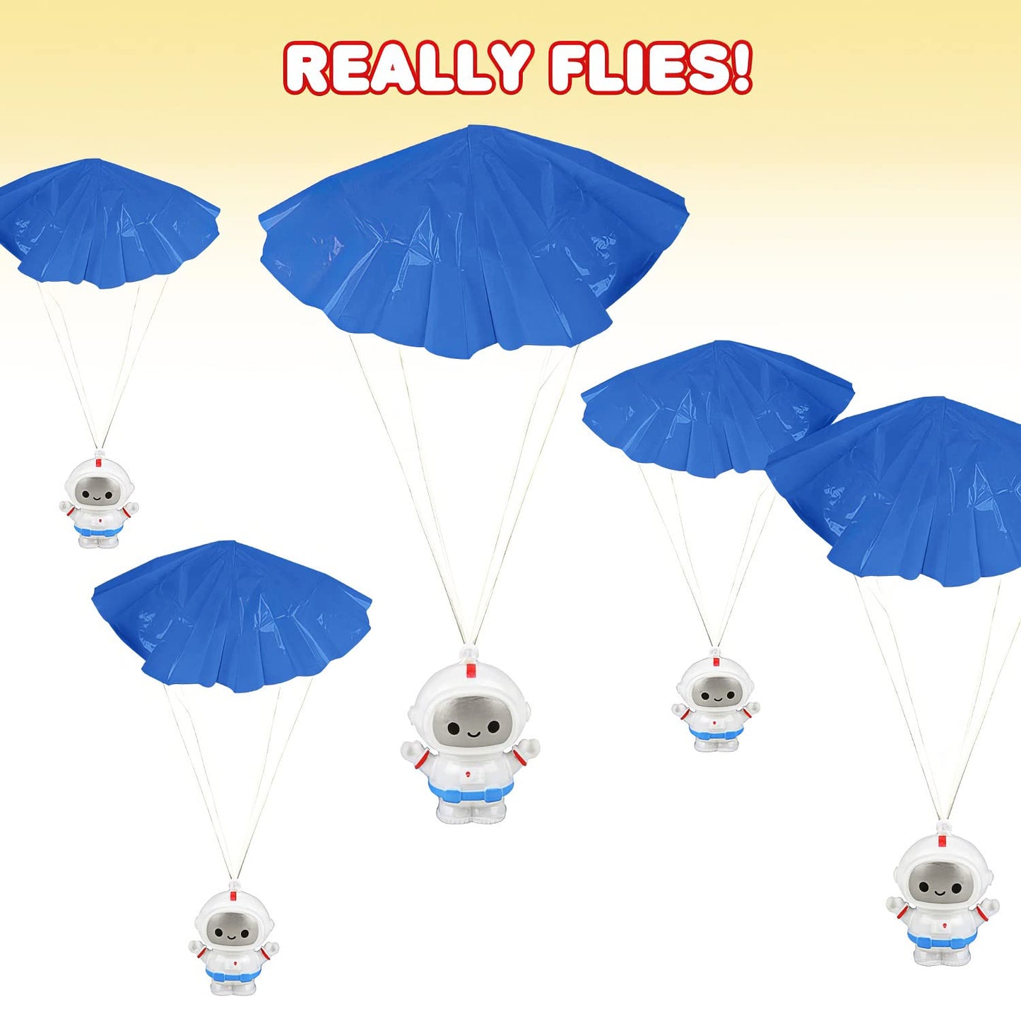 ArtCreativity Space Shuttle Gliders & Mini Astronaut Paratroopers