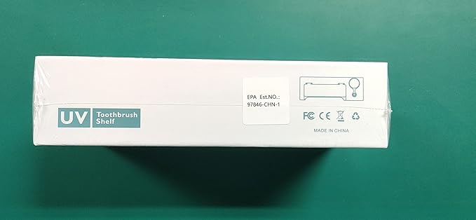 StarWin UV Toothbrush Cleaner, Timer Function, Rechargeable Tooth Brush Holder Wall-Mounted for Bathroom, No Drilling, 4 Slots