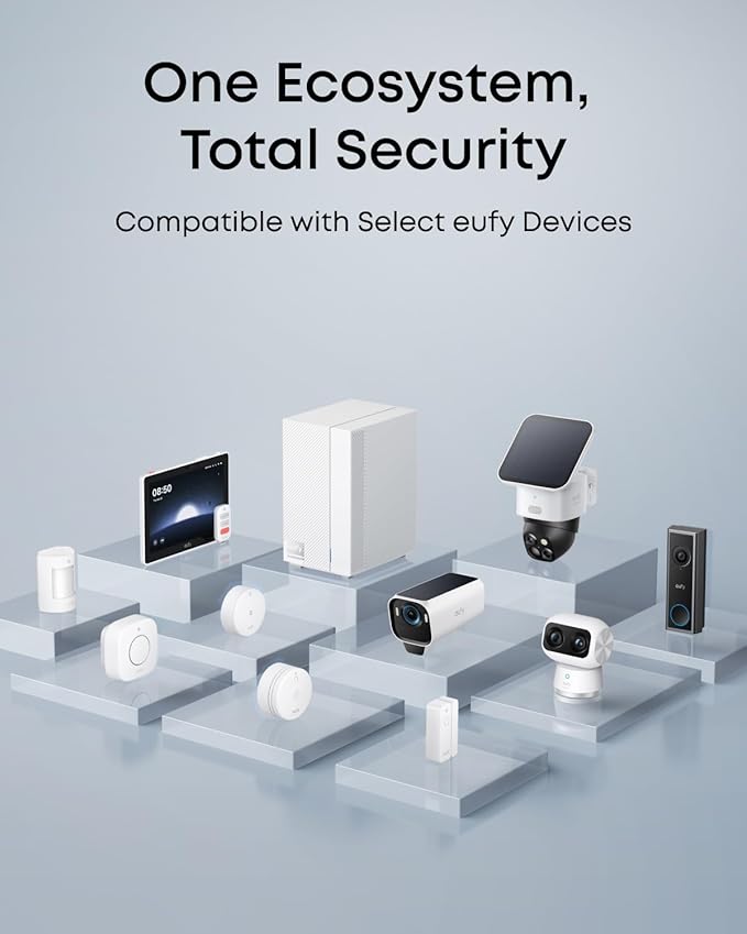 eufy Keypad E10, Quick and Convenient Arming/Disarming, Covert Duress Alarm, One-Touch SOS Alert, Requires HomeBase 2, 3 or Pro